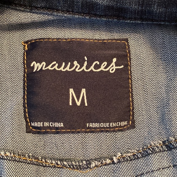 Maurice’s Jean Vest Size M - Picture 5 of 5